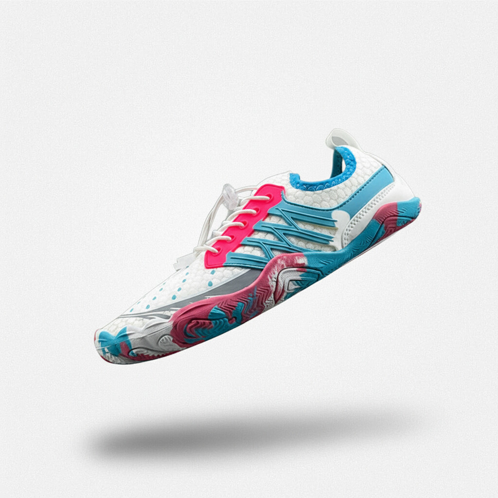 Pink minimalist barefoot training shoes